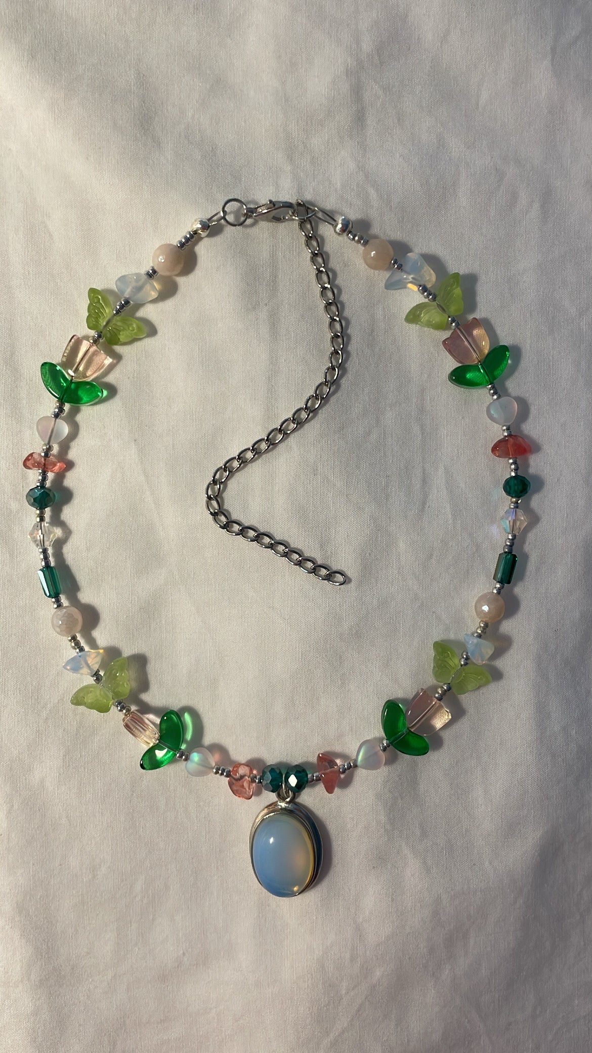 Pendant of Dawn (opalite) necklace