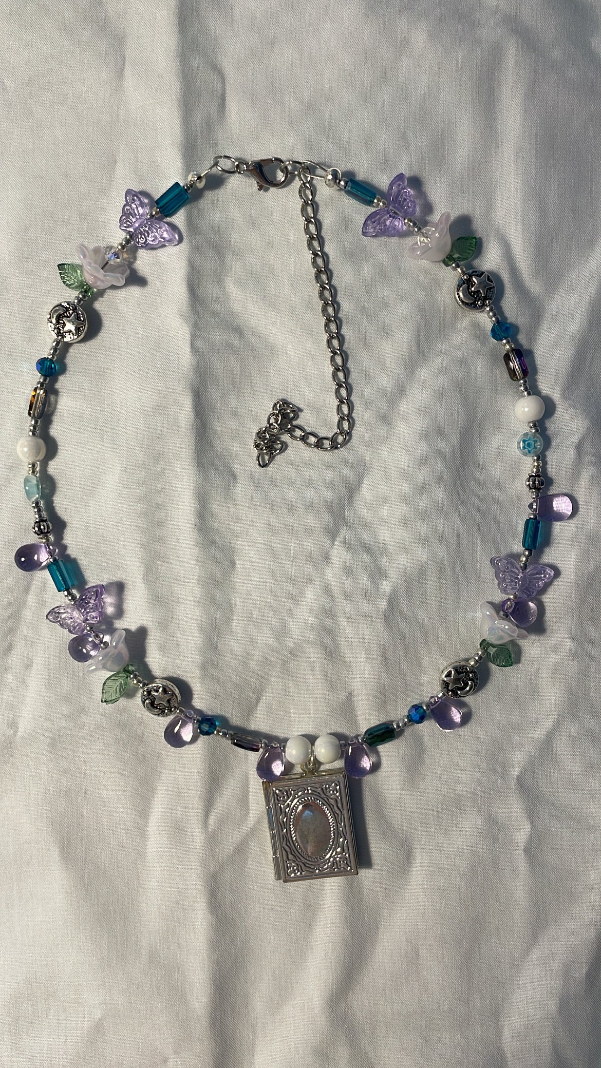Violetta locket necklace