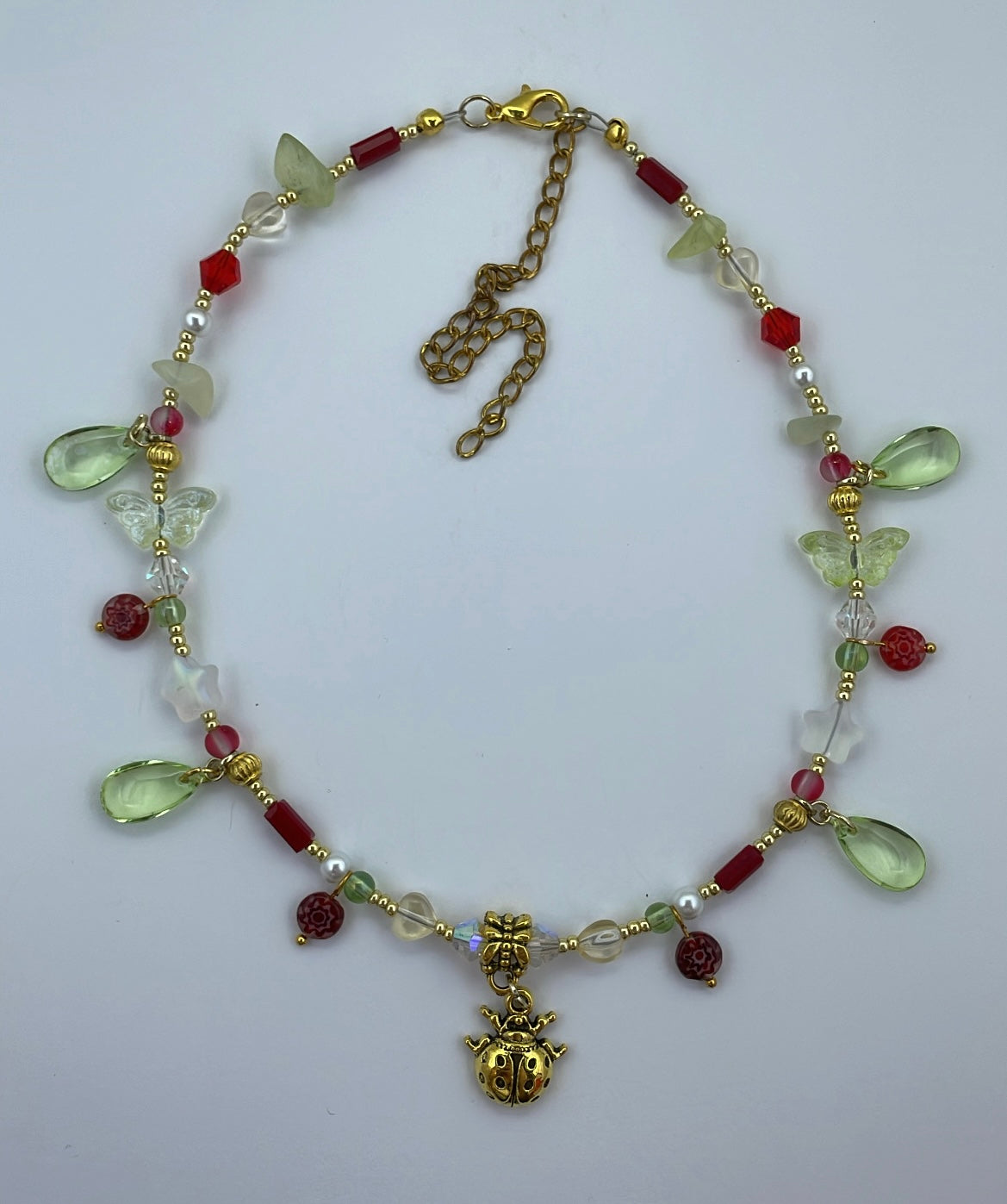 Summer ladybird choker