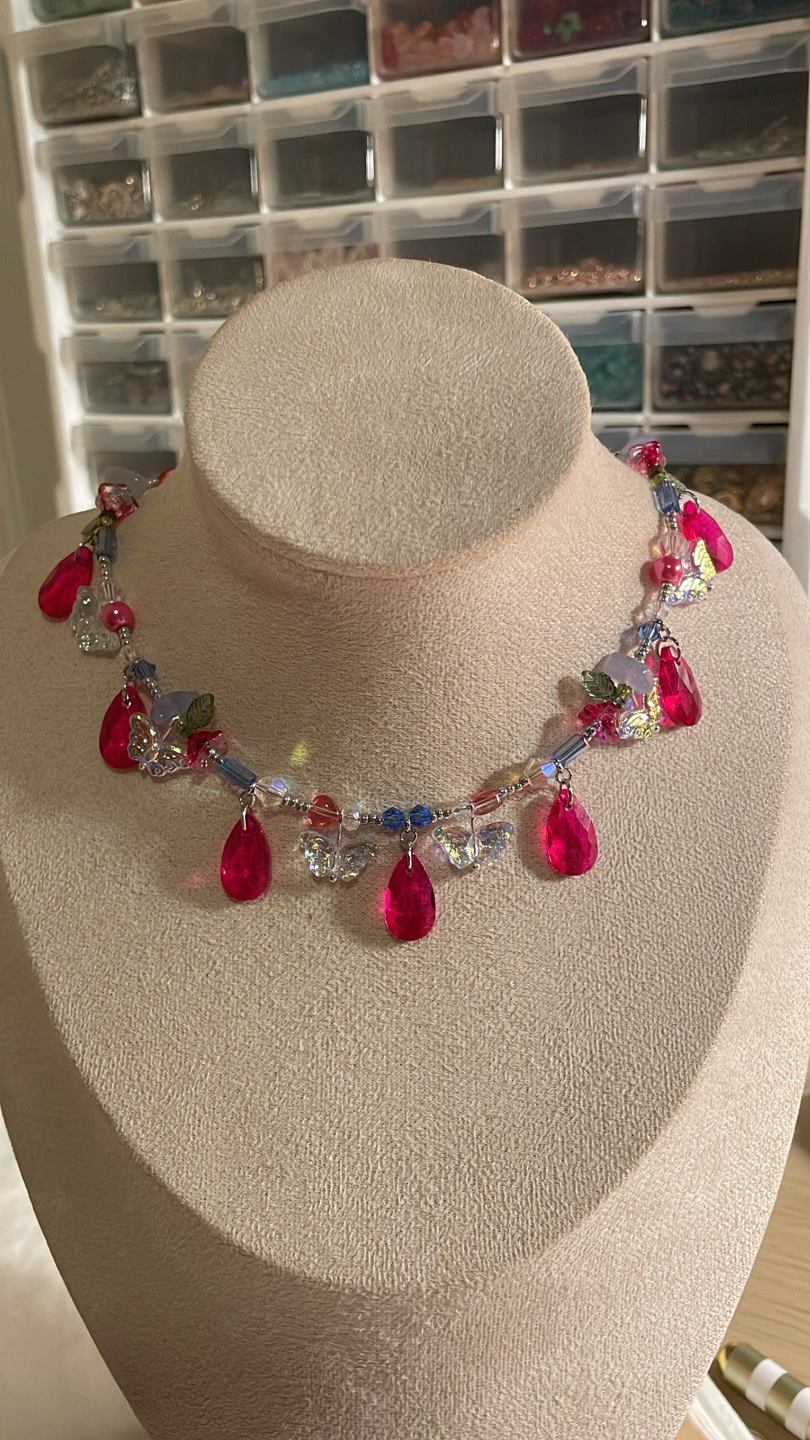 Secret faerie teardrop necklace