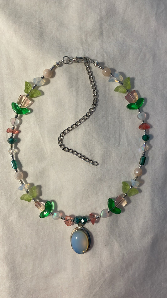 Pendant of Dawn (opalite) necklace