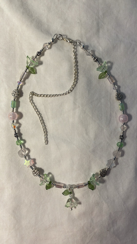 Green Blossom necklace