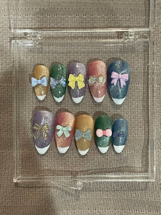 The bow drawer press on nails