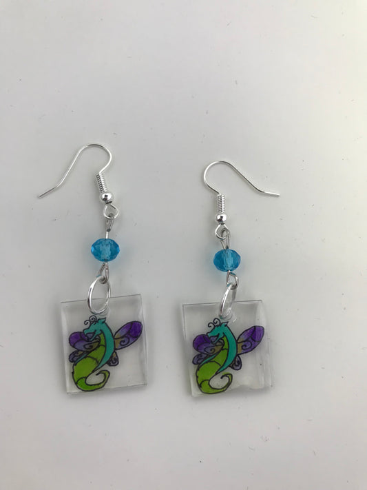 Dragon fairy earrings