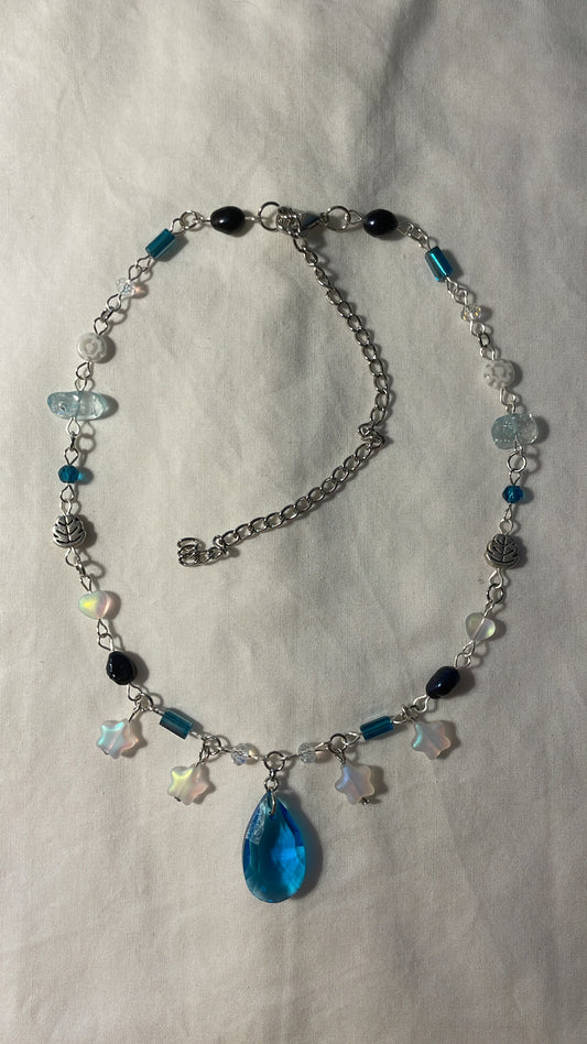 Celestial rain necklace