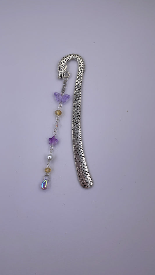 Purple droplet bookmark